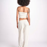 pantalone con coulisse SUMBAWAIVR IVOIRE laraethnics 