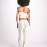 pantalone con coulisse SUMBAWAIVR IVOIRE laraethnics 
