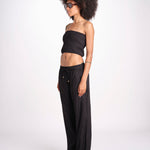 pantalone con coulisse SUMBAWAIVR NOIR laraethnics 