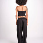 pantalone con coulisse SUMBAWAIVR NOIR laraethnics 