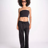 pantalone con coulisse SUMBAWAIVR NOIR laraethnics 