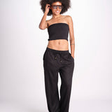 pantalone con coulisse SUMBAWAIVR NOIR laraethnics 