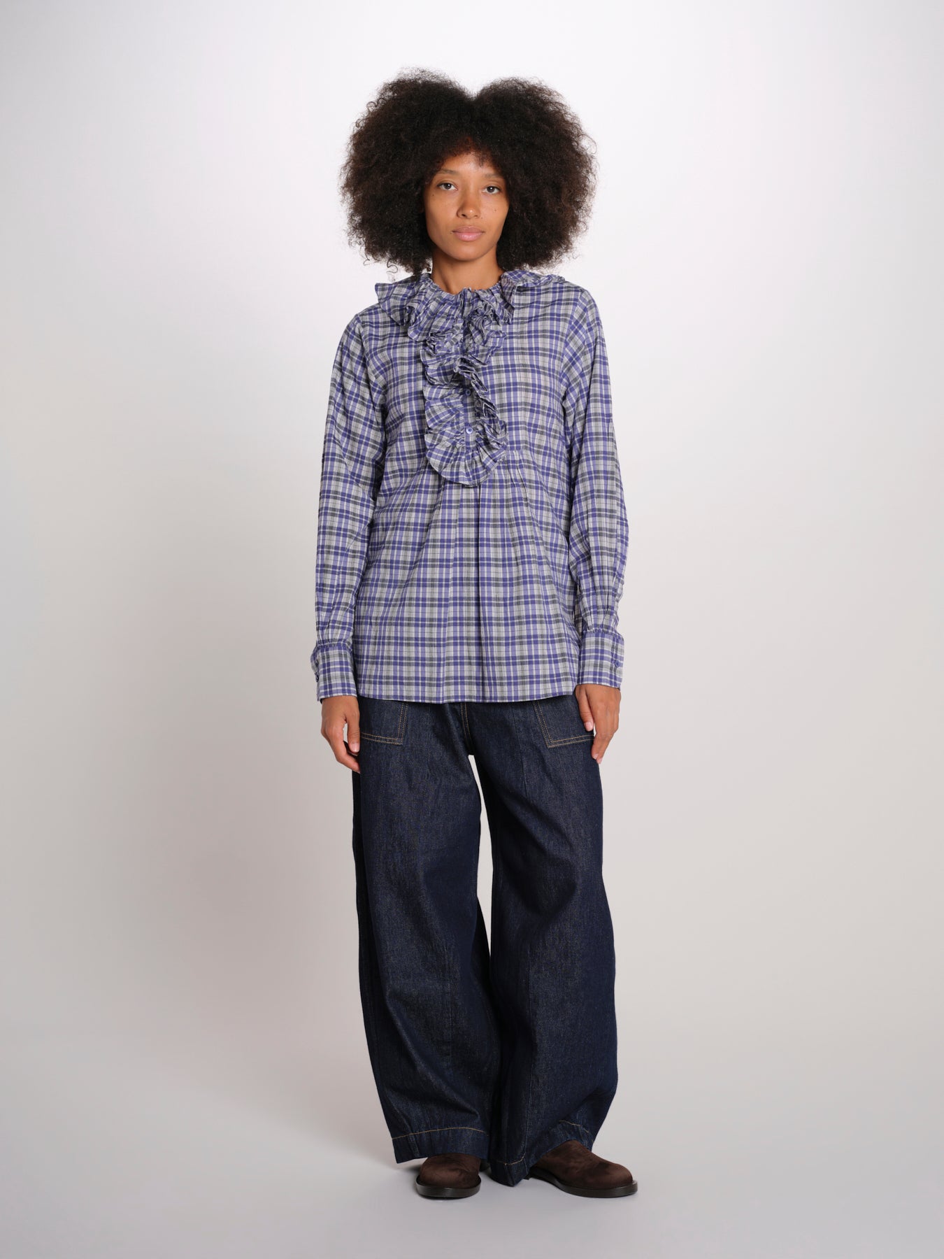 ANNIE camicia m/l rouges ANNIE NAVY laurence bras 