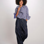 ANNIE camicia m/l rouges ANNIE NAVY laurence bras 