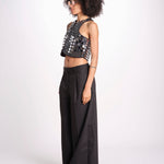 gilet con specchietti GITABIS CA034BGITABI-BLA BLACK laurence bras 