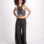 gilet con specchietti GITABIS CA034BGITABI-BLA BLACK laurence bras 