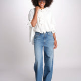 camicia con rouge POEMA SH005 ECRU laurence bras 