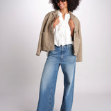 camicia con rouge POEMA SH005 ECRU laurence bras 