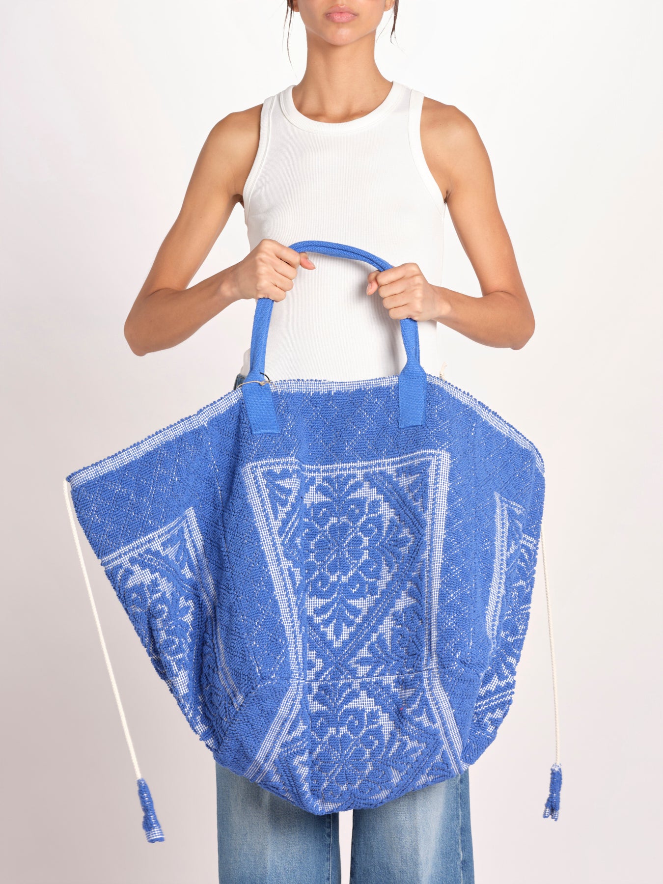borsa grande SHQ-26E18- B 12 BLUET le daf 