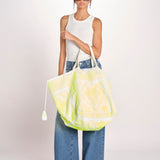 borsa grande SHQ-26E18 Y YELLOW FLUO le daf 