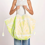 borsa grande SHQ-26E18 Y YELLOW FLUO le daf 