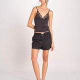 top in satin e pizzo BRIA L25103246 BLACK 900 love stories 