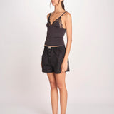 top in satin e pizzo BRIA L25103246 BLACK 900 love stories 