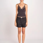 top in satin e pizzo BRIA L25103246 BLACK 900 love stories 