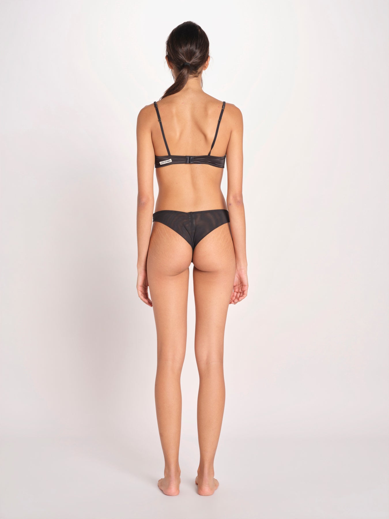 slip in satin CARL L2611048 BLACK 900 love stories 