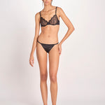 slip in satin CHARLOTTE L25101983 BLACK 900 love stories 