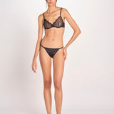slip in satin CHARLOTTE L25101983 BLACK 900 love stories 