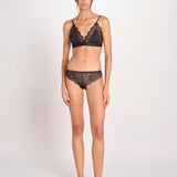 coulotte in satin e pizzo GLORIA L2541215 BLACK 900 love stories 