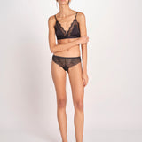coulotte in satin e pizzo GLORIA L2541215 BLACK 900 love stories 