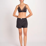 boxer in popeline JAMES L25103105 BLACK 9000 love stories 