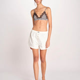boxer in popeline JAMES L25103105 WHITE 180 love stories 