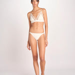 reggiseno triangolo in satin con pizzo LOVE LACE L1001005 OFF WHITE 180 love stories 