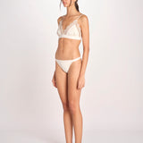 reggiseno triangolo in satin con pizzo LOVE LACE L1001005 OFF WHITE 180 love stories 