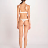 reggiseno triangolo in satin con pizzo LOVE LACE L1001005 OFF WHITE 180 love stories 