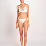 reggiseno triangolo in satin con pizzo LOVE LACE L1001005 OFF WHITE 180 love stories 