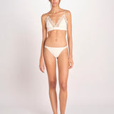 reggiseno triangolo in satin con pizzo LOVE LACE L1001005 OFF WHITE 180 love stories 