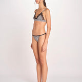 reggiseno triangolo in satin con pizzo LOVE LACE L25101005 ZEBRA PRINT love stories 
