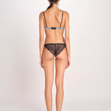 reggiseno triangolo in satin con pizzo LOVE LACE L25101005 ZEBRA PRINT love stories 