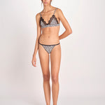 reggiseno triangolo in satin con pizzo LOVE LACE L25101005 ZEBRA PRINT love stories 