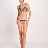 reggiseno triangolo in satin con pizzo LOVE LACE L25101005 ZEBRA PRINT love stories 