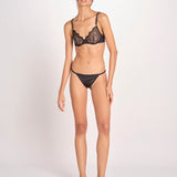 reggiseno in pizzo con ferro ROMEO L2421256 BLACK 900 love stories 