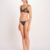 reggiseno in pizzo con ferro ROMEO L2421256 BLACK 900 love stories 