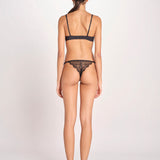reggiseno in pizzo con ferro ROMEO L2421256 BLACK 900 love stories 