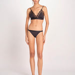 slip in satin ROOM SERVICE L1001025 BLACK 900 love stories 