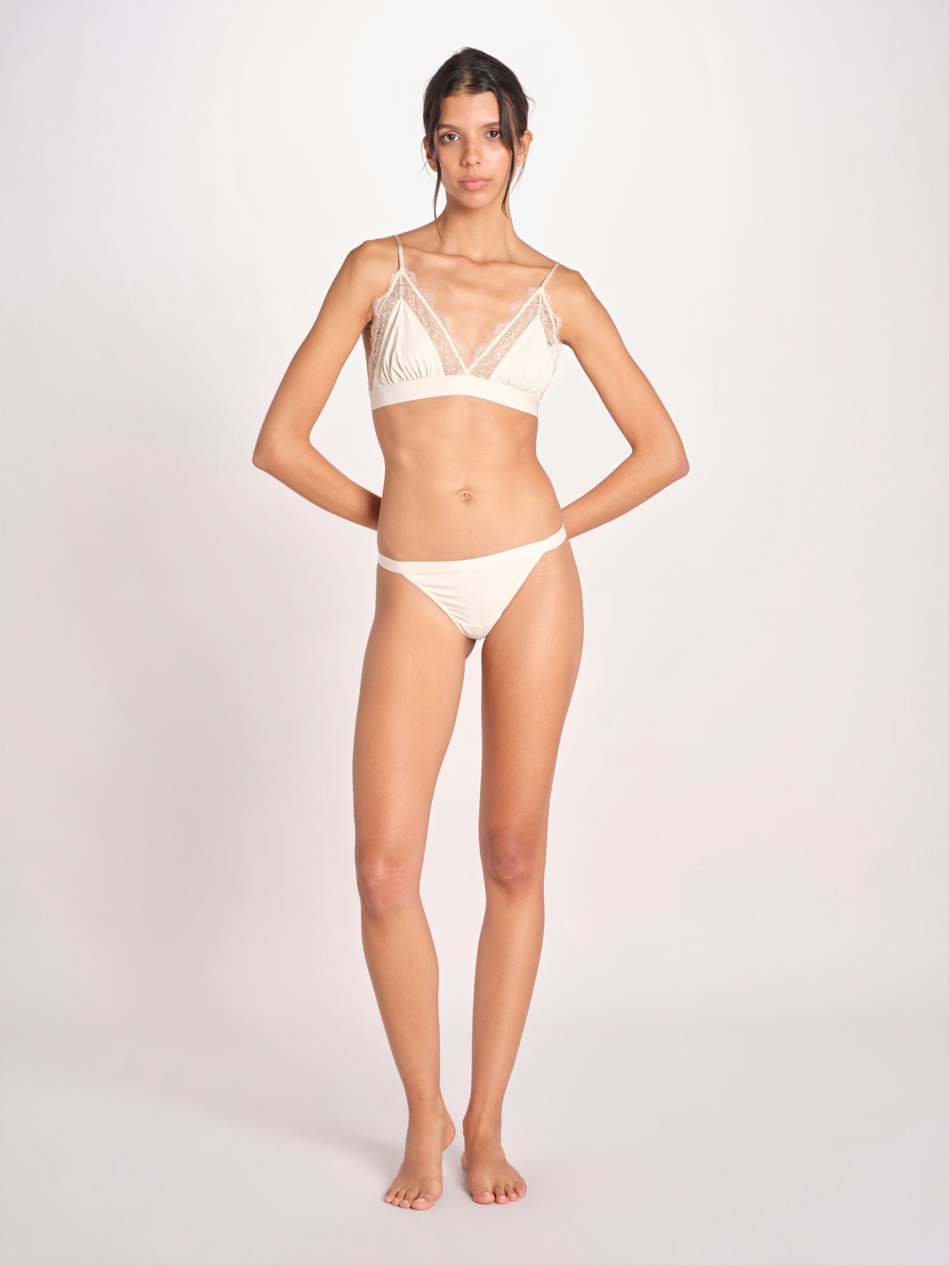 slip in satin ROOM SERVICE L1001025 OFF WHITE 180 love stories 