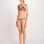 slip in pizzo e satin zebrato WILD ROSE L25101024 ZEBRA PRINT love stories 