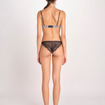 slip in pizzo e satin zebrato WILD ROSE L25101024 ZEBRA PRINT love stories 