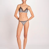 slip in pizzo e satin zebrato WILD ROSE L25101024 ZEBRA PRINT love stories 