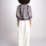 giacca stampata CASS JKT 741986 INDIGO mabe 
