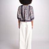giacca stampata CASS JKT 741986 INDIGO mabe 