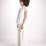 camicia con plastron in pizzo FREYA 744902 WHITE mabe 