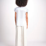 camicia con plastron in pizzo FREYA 744902 WHITE mabe 