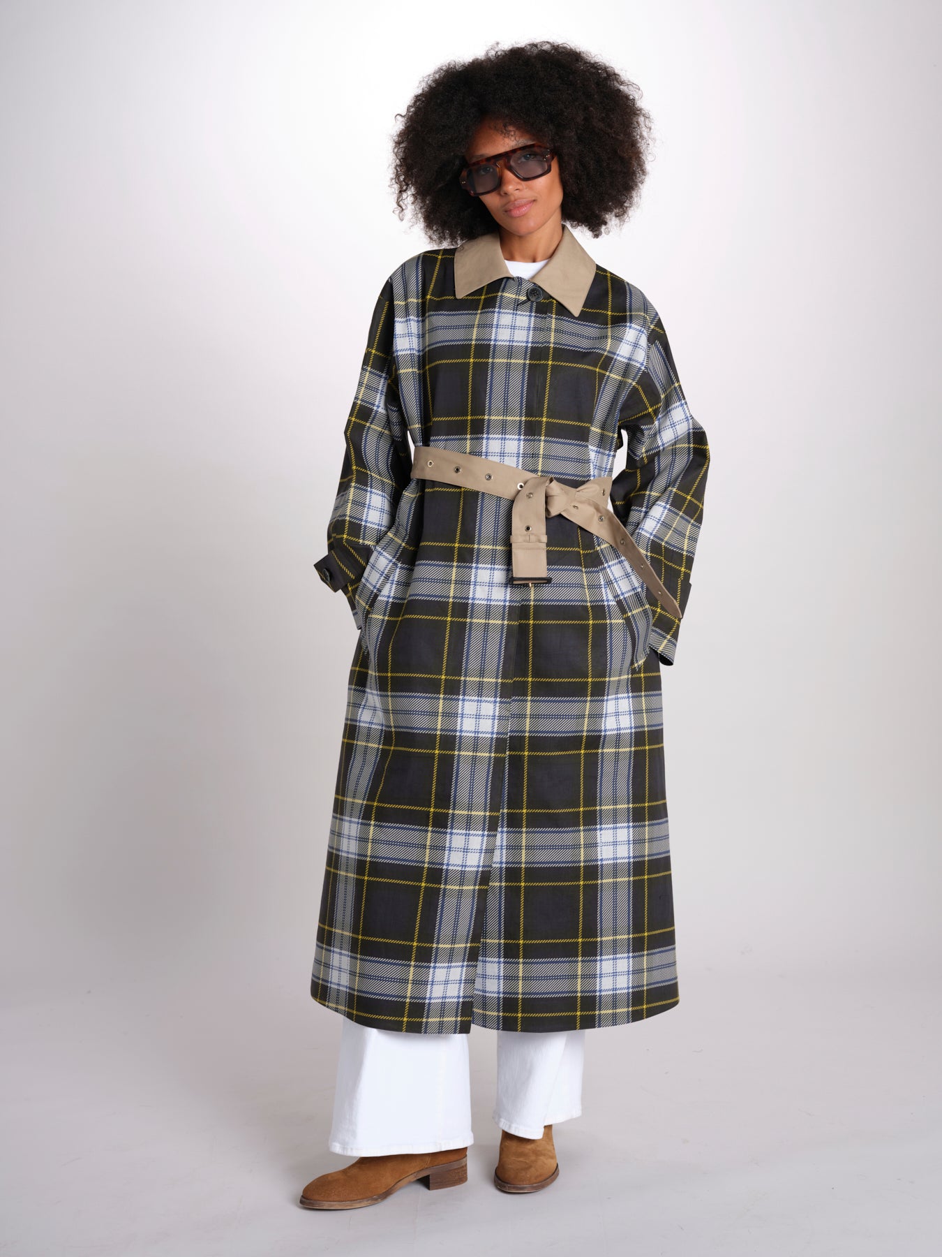 impermeabile scozzese LM-1190 ACJ04 NAVY mackintosh 