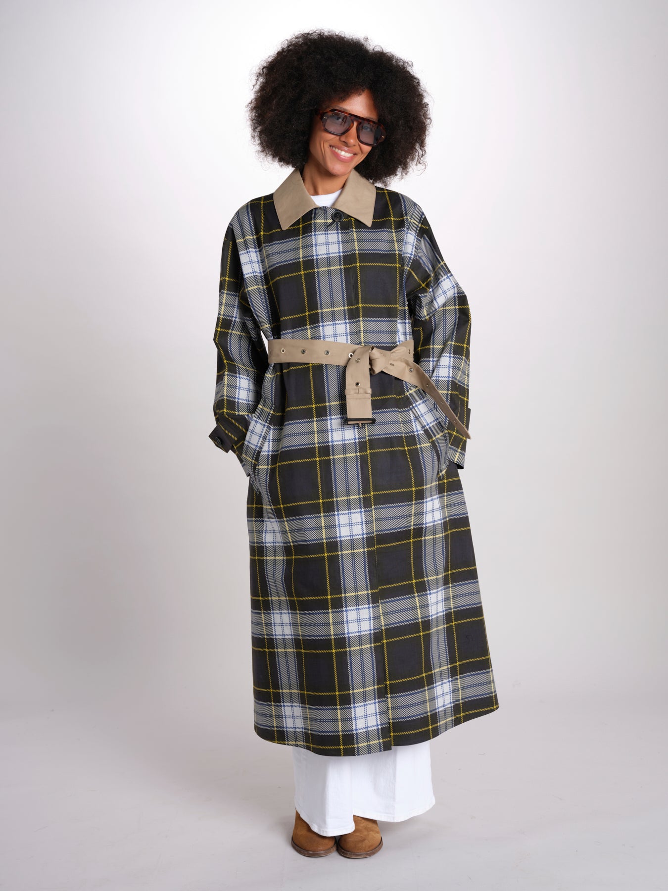impermeabile scozzese LM-1190 ACJ04 NAVY mackintosh 
