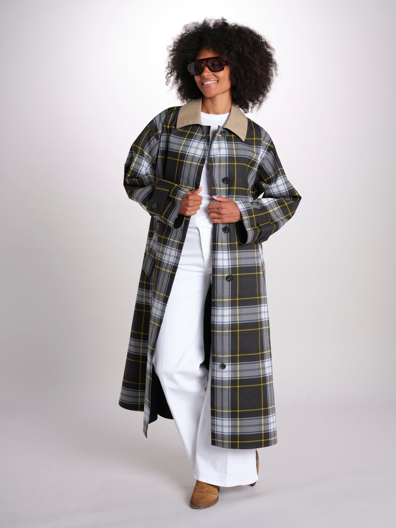 impermeabile scozzese LM-1190 ACJ04 NAVY mackintosh 