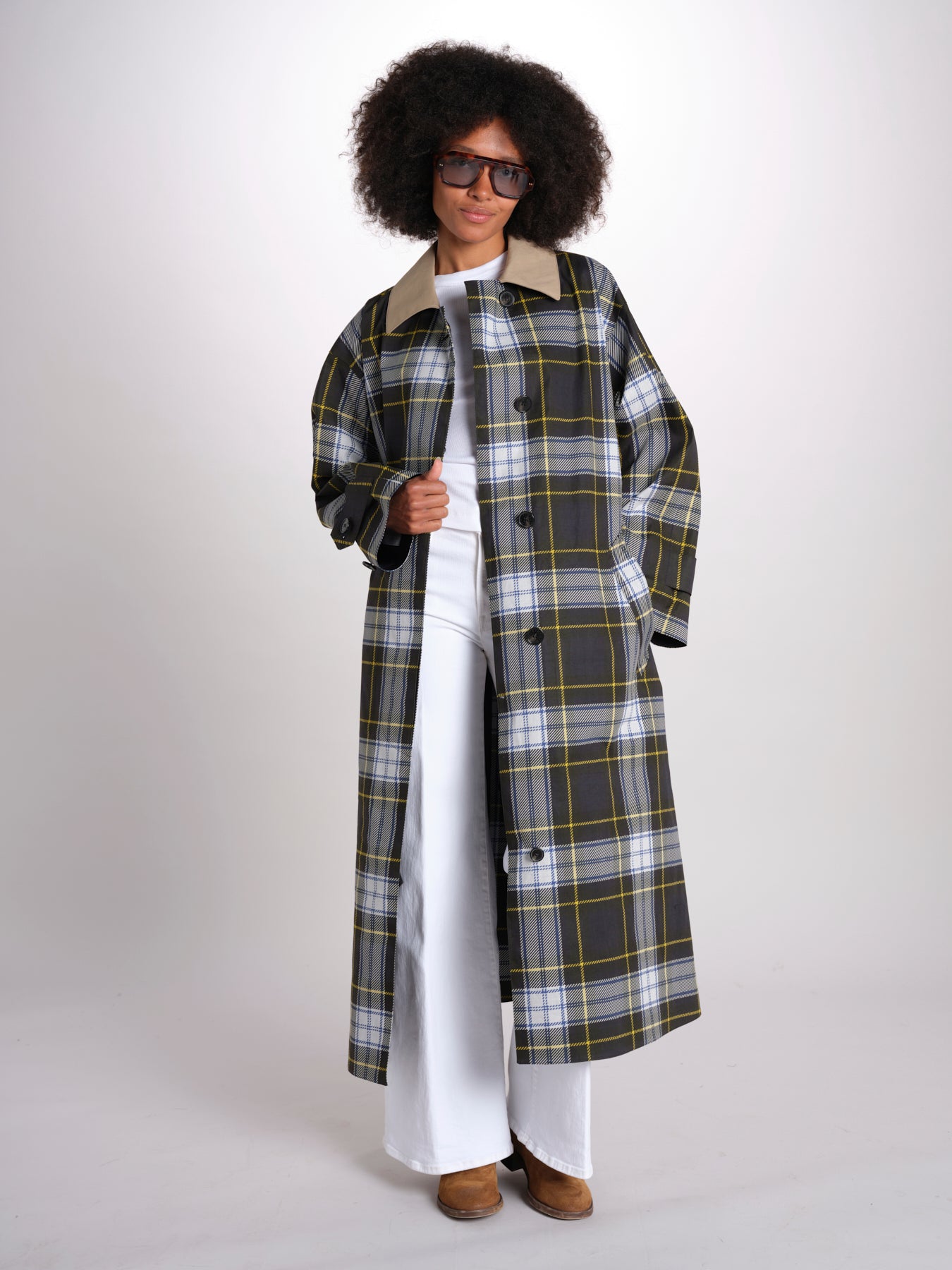 impermeabile scozzese LM-1190 ACJ04 NAVY mackintosh 